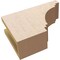 Ekena Millwork 4in. W x 8in. H x 12in. L Pescadero Woodgrain TimberThane Rafter Tail, Primed Tan RFTUR04X08X12PECRCPR - alternate 6